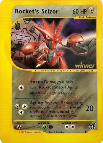 Image for Rocket's Scizor - 4 [Winner] (004/009) - Pokemon