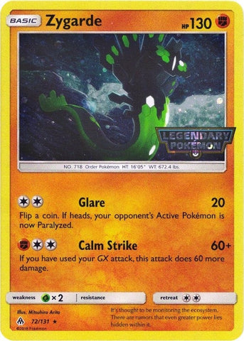 Zygarde - 72/131 (Cosmos Holo) (072/131) (Miscellaneous Cards & Products) (MCAP) Pokemon