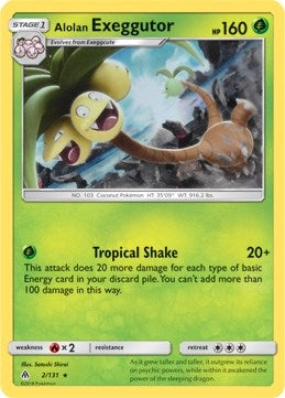 Image for Alolan Exeggutor - 2/131 (SM Forbidden Light) (002/131) - Pokemon