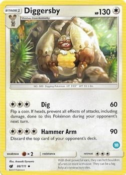 Image for Diggersby (18) (88/111) (SM Trainer Kit: Alolan Sandslash & Alolan Ninetales) (SMK2) - Pokemon