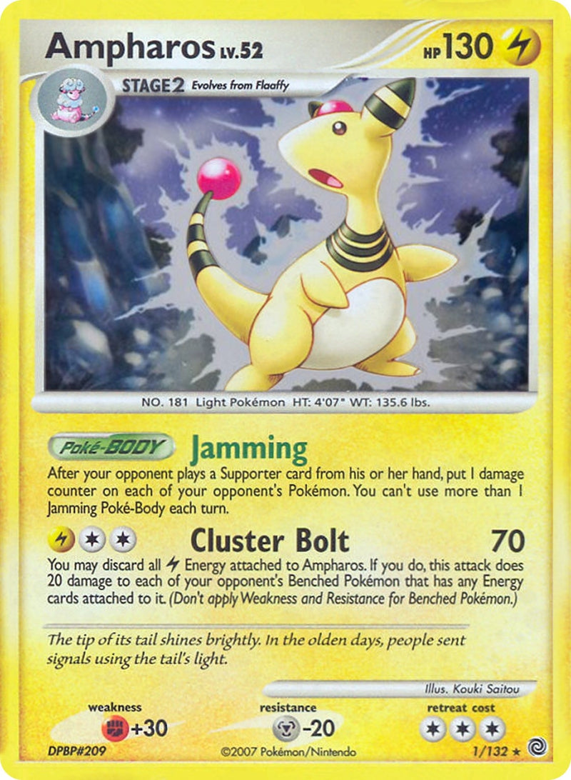 Image for Ampharos - 1/132 (DP Secret Wonders) (001/132) - Pokemon