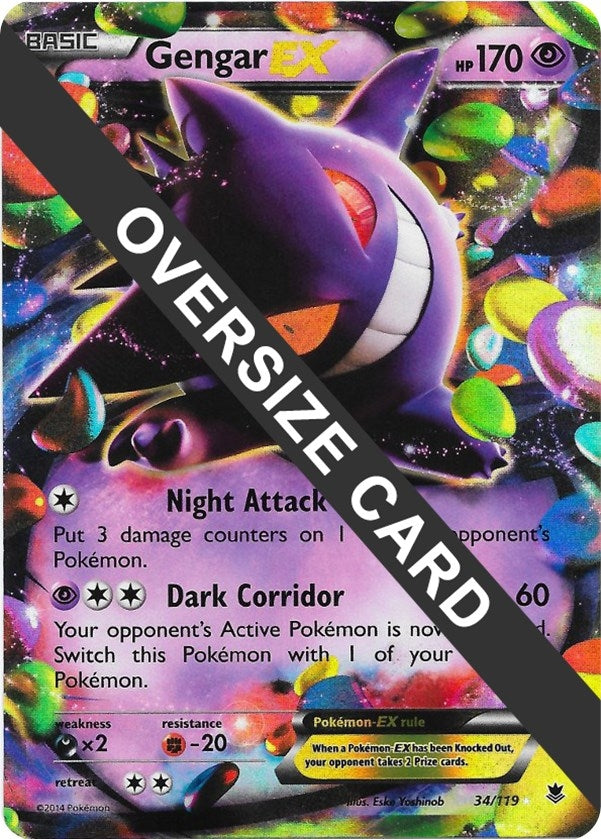 Image for Gengar EX (034/119) (Jumbo Cards) (PR) - Pokemon