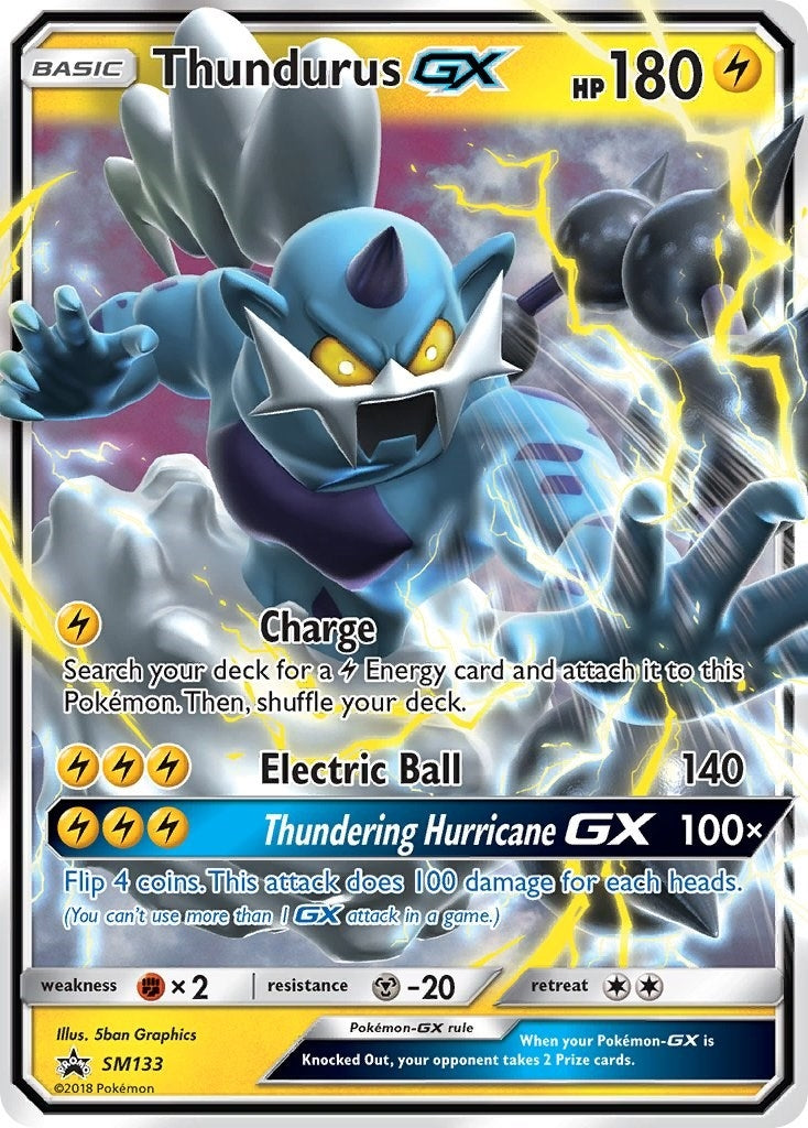 Image for Thundurus GX - SM133 (SM133) (SM Promos) (SMP) - Pokemon