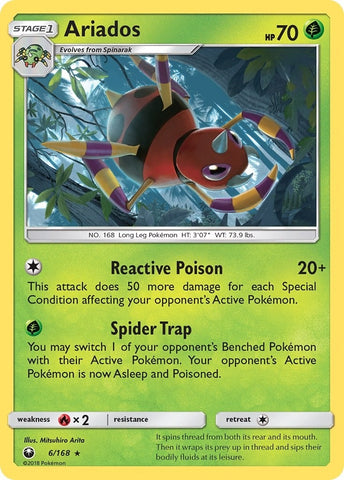 Image for Ariados (6/168) (SM - Celestial Storm) - Pokemon