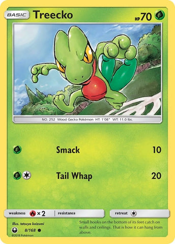 Image for Treecko (8) (8/168) (SM - Celestial Storm) - Pokemon