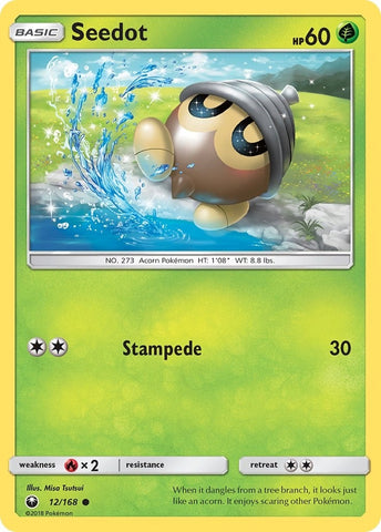 Image for Seedot (12) (12/168) (SM - Celestial Storm) - Pokemon