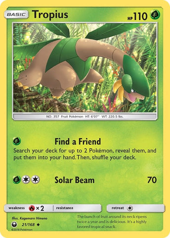 Image for Tropius (21/168) (SM - Celestial Storm) - Pokemon