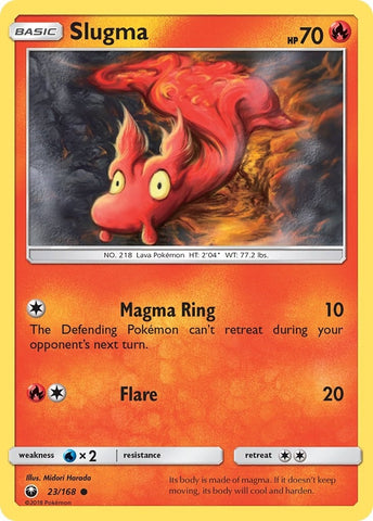 Image for Slugma (23/168) (SM - Celestial Storm) - Pokemon