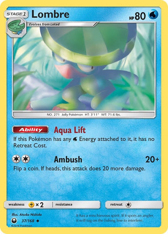 Image for Lombre (37/168) (SM - Celestial Storm) - Pokemon