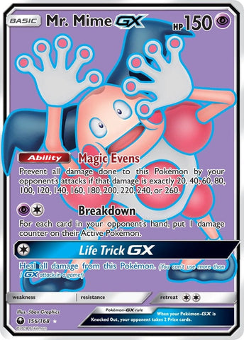 Mr. Mime GX (Full Art) (156/168) (SM - Celestial Storm) Pokemon