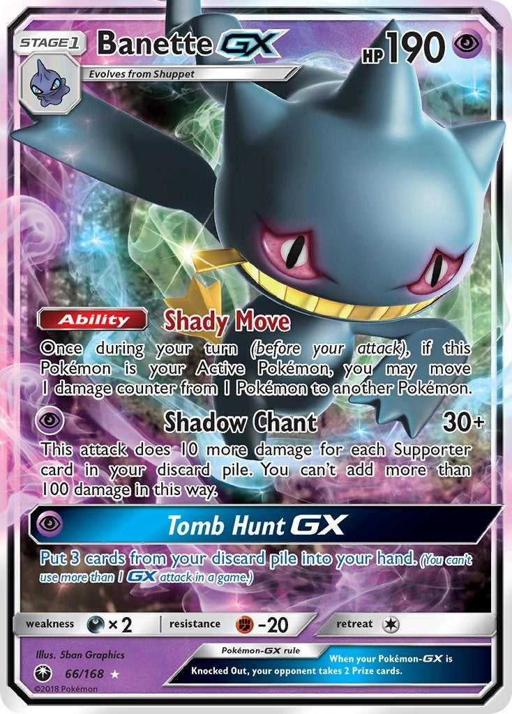 Image for Banette GX (66/168) (SM - Celestial Storm) (CES) - Pokemon