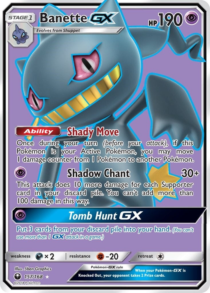 Image for Banette GX (Full Art) (157/168) (SM - Celestial Storm) (CES) - Pokemon