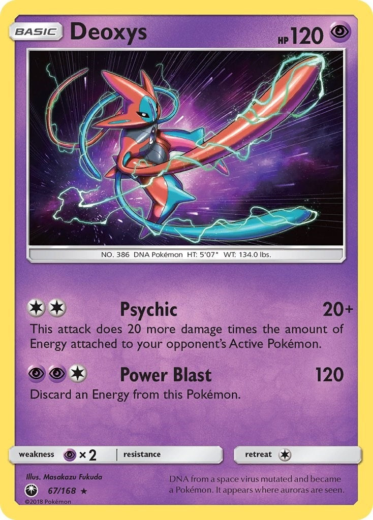 Image for Deoxys (67) (67/168) (SM - Celestial Storm) (CES) - Pokemon