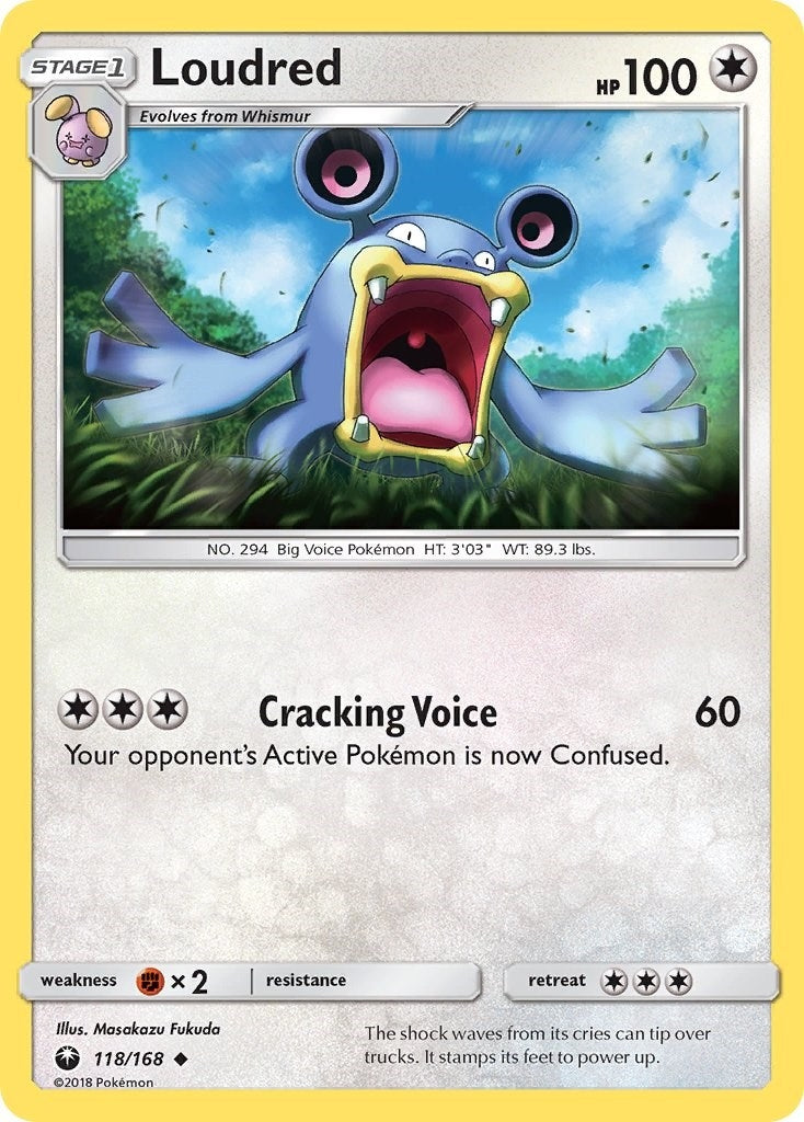 Image for Loudred (118/168) (SM - Celestial Storm) (CES) - Pokemon