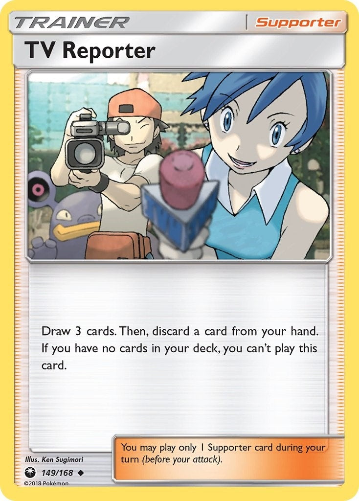 Image for TV Reporter (149/168) (SM - Celestial Storm) (CES) - Pokemon