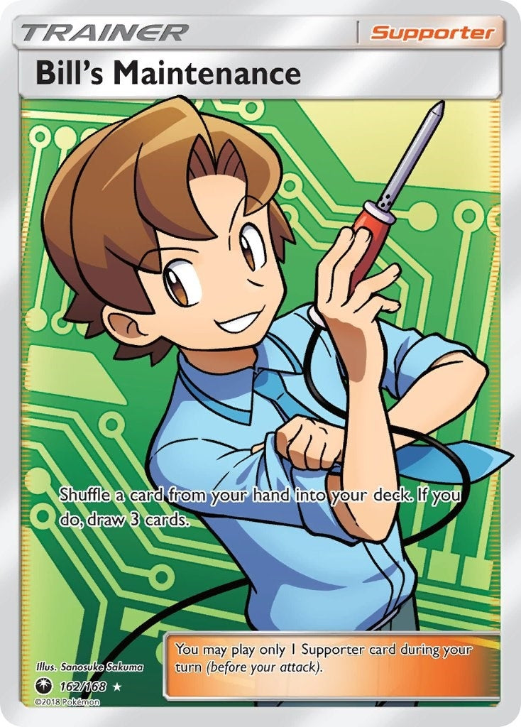 Image for Bill's Maintenance (Full Art) (162/168) (SM - Celestial Storm) (CES) - Pokemon