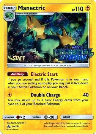 Image for Manectric - SM130 (Prerelease) [Staff] (SM130) (SM Promos) (SMP) - Pokemon