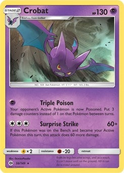 Image for Crobat - 56/149 (Cosmos Holo) (056/149) - Pokemon