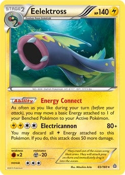 Image for Eelektross - 65/160 (Cosmos Holo) (065/160) - Pokemon