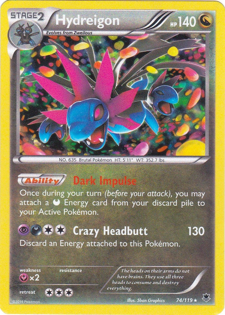 Image for Hydreigon - 074/119 (Cosmos Holo) (074/119) - Pokemon