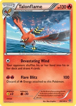 Image for Talonflame - 28/146 (Cosmos Holo) (028/146) - Pokemon