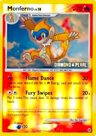 Image for Monferno - 56/130 [Diamond & Pearl] (056/130) - Pokemon