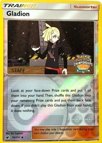 Image for Gladion - 95/111 (Regional Championships) [Staff] (095/111) (League & Championship Cards) (PR) - Pokemon