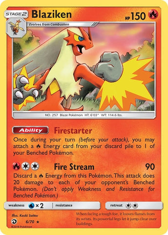 Image for Blaziken (6/70) - Pokemon