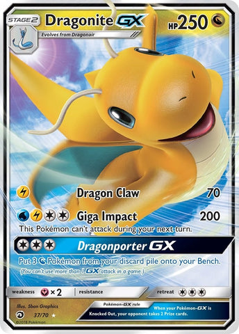 Image for Dragonite GX (37/70) - Pokemon