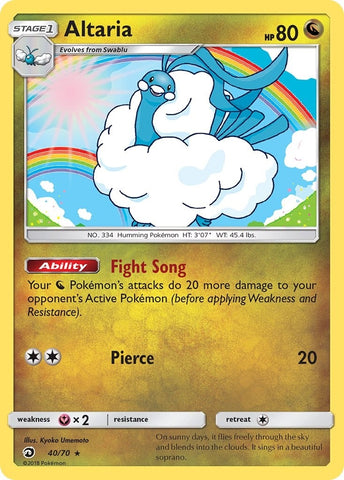 Image for Altaria (40/70) - Pokemon