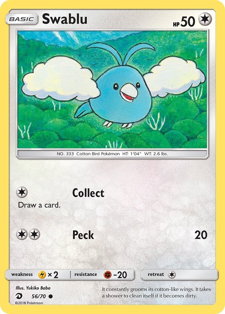 Image for Swablu (56) (56/70) - Pokemon
