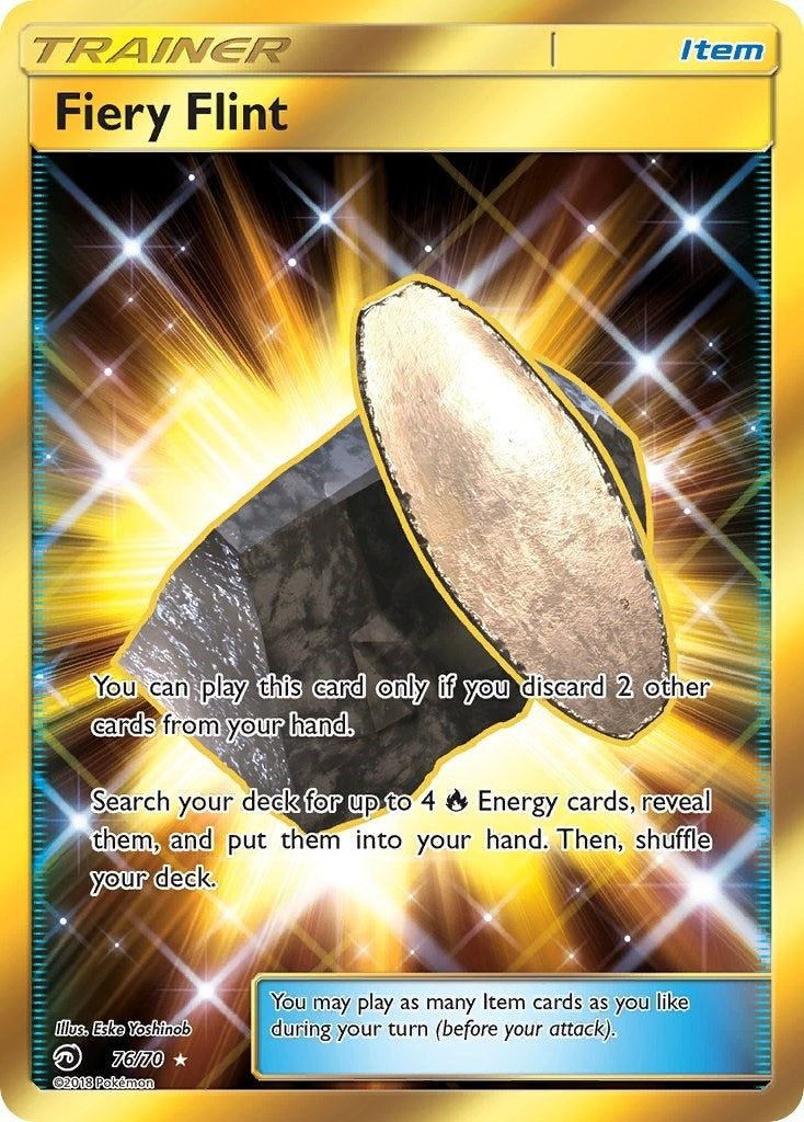 Image for Fiery Flint (Secret) (76/70) - Pokemon