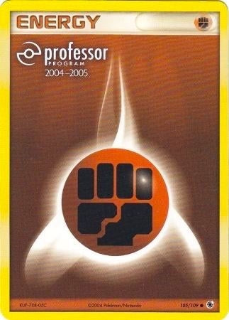 Image for Fighting Energy (2004-2005) (105/109) (Professor Program Promos) (PPP) - Pokemon