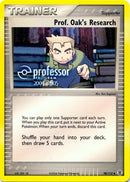 Image for Prof. Oak's Research (2004-2005) (98/112) (Professor Program Promos) (PPP) - Pokemon