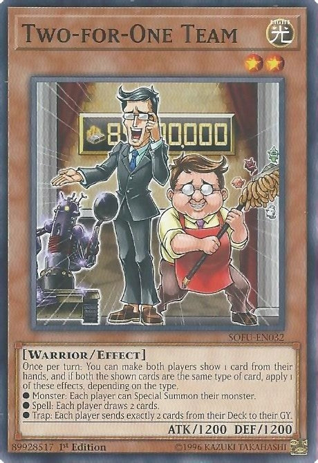 Two-for-One Team (SOFU-EN032) (Soul Fusion) YuGiOh