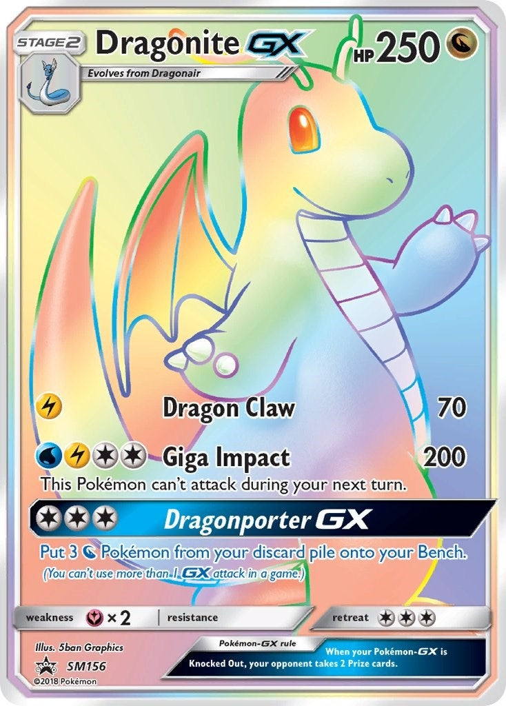 Image for Dragonite GX - SM156 (SM156) (SM Promos) (SMP) - Pokemon
