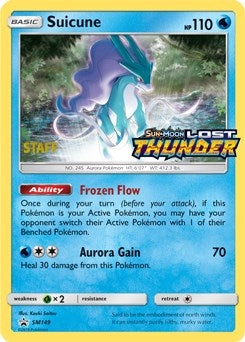 Image for Suicune - SM149 (Prerelease) [Staff] (SM149) (SM Promos) (SMP) - Pokemon