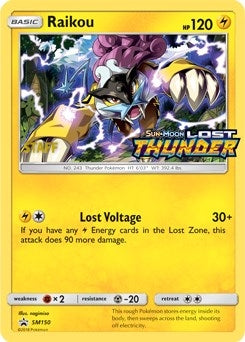Image for Raikou - SM150 (Prerelease) (Staff) (SM150) (SM Promos) (SMP) - Pokemon