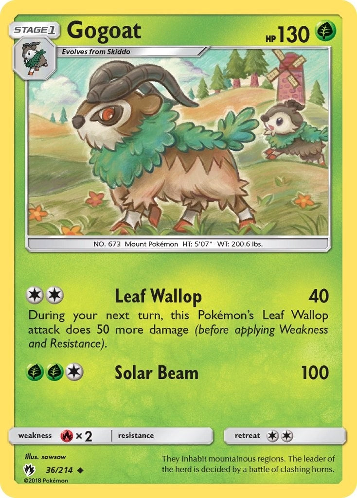 Image for Gogoat (36/214) (SM - Lost Thunder) (SM8) - Pokemon