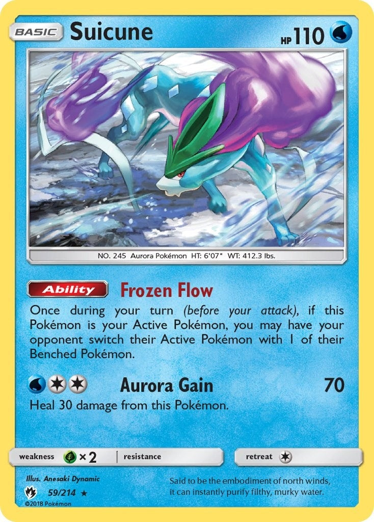 Image for Suicune (59/214) (SM - Lost Thunder) (SM8) - Pokemon