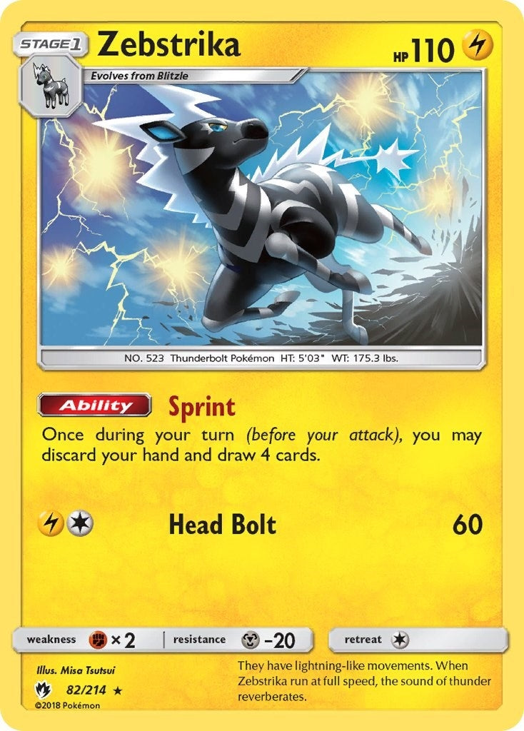 Image for Zebstrika (82/214) (SM - Lost Thunder) (SM8) - Pokemon