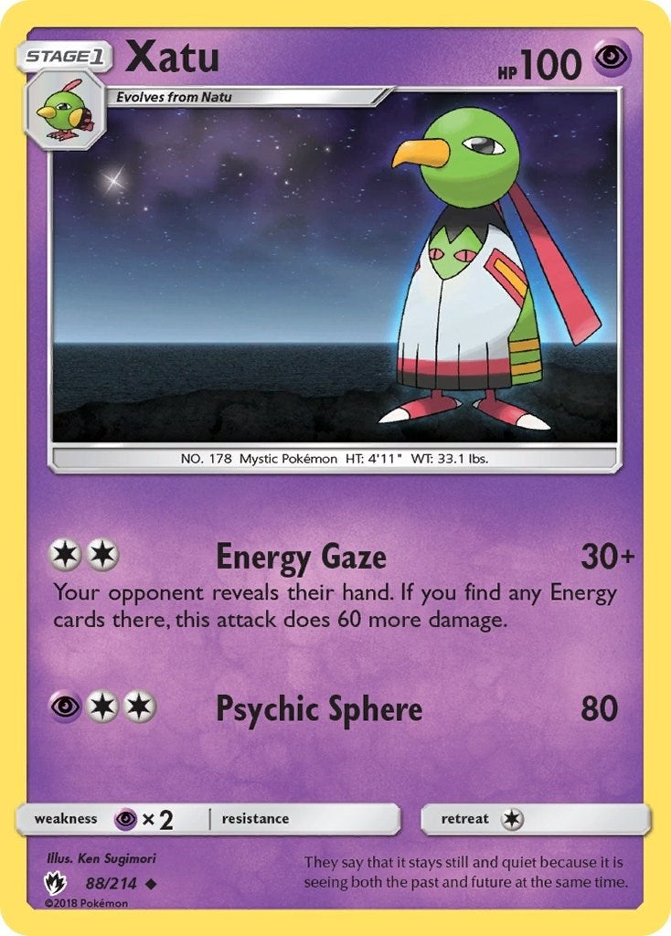 Image for Xatu (88/214) (SM - Lost Thunder) (SM8) - Pokemon