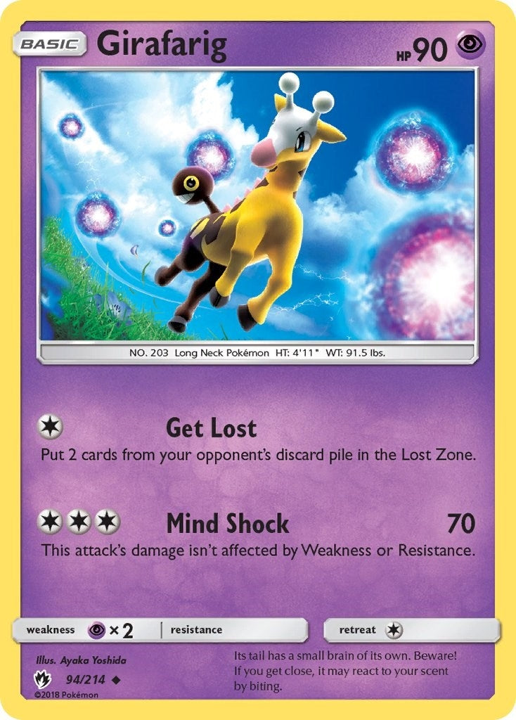 Image for Girafarig (94/214) (SM - Lost Thunder) (SM8) - Pokemon