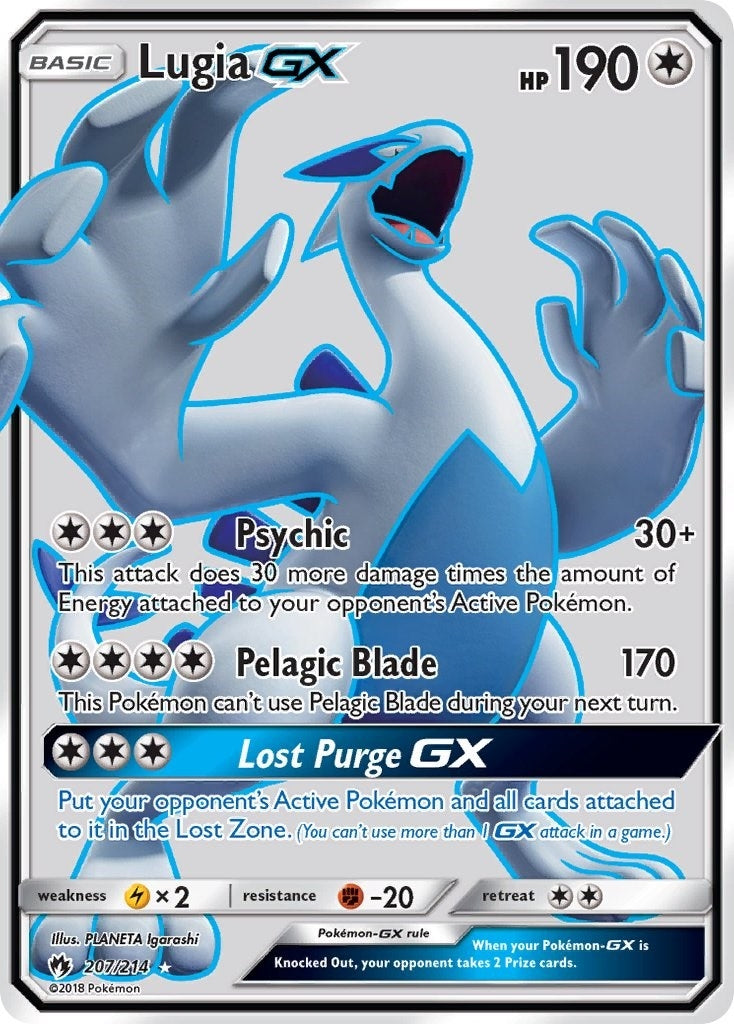 Image for Lugia GX (Full Art) (207/214) (SM - Lost Thunder) (SM8) - Pokemon