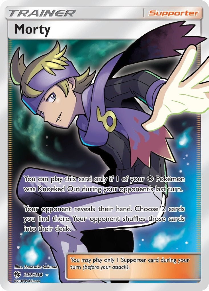 Image for Morty (Full Art) (212/214) (SM - Lost Thunder) (SM8) - Pokemon