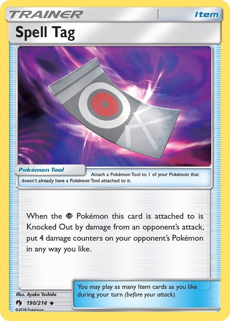 Image for Spell Tag (190/214) (SM - Lost Thunder) (SM8) - Pokemon