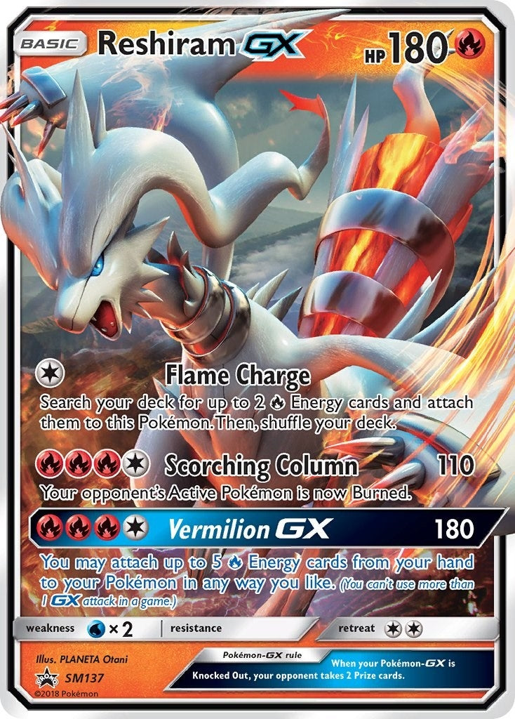 Image for Reshiram GX - SM137 (SM137) (SM Promos) (SMP) - Pokemon