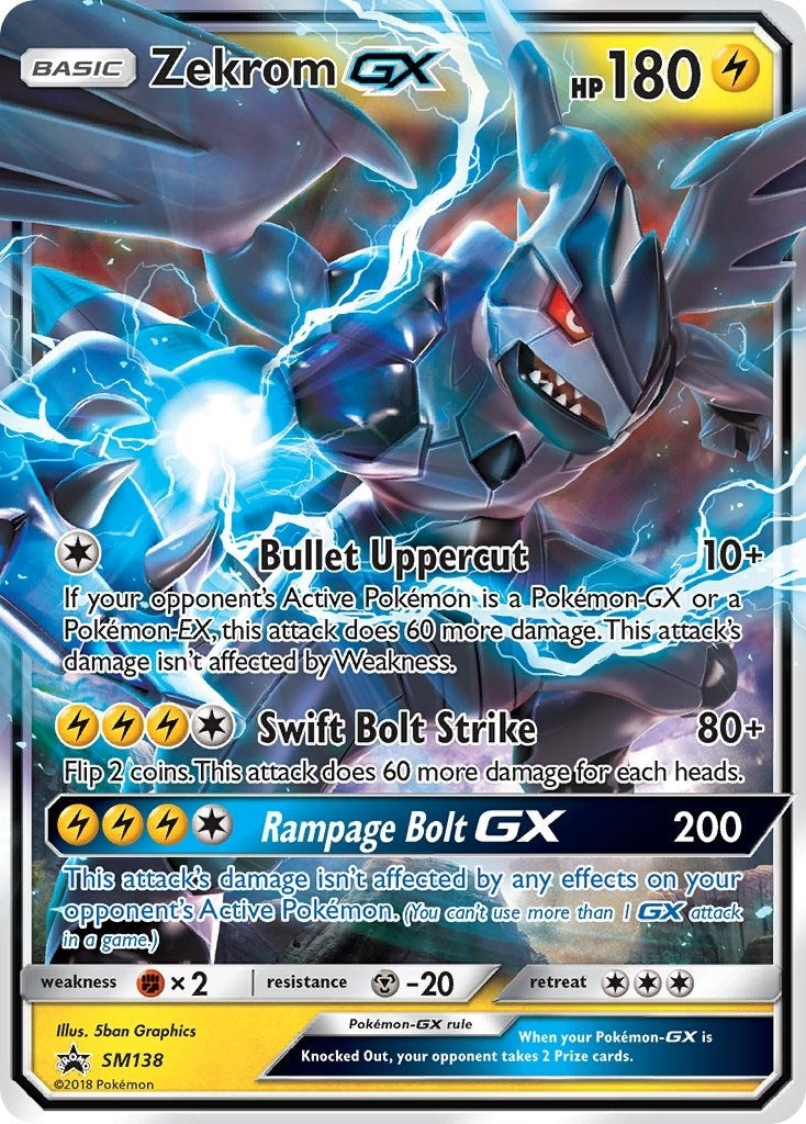 Zekrom GX - SM138 (SM138) (SM Promos) (SMP) Pokemon