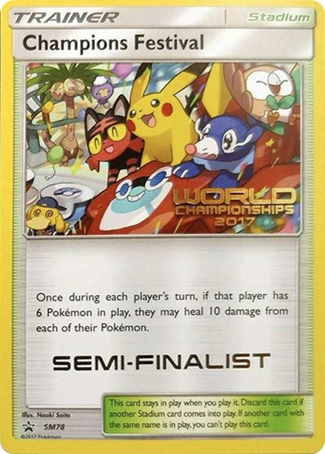 Image for Champions Festival - SM78 (World Championships 2017) [Semi-Finalist] (SM78) (SM Promos) (SMP) - Pokemon