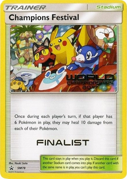 Image for Champions Festival - SM78 (World Championships 2017) [Finalist] (SM78) (SM Promos) (SMP) - Pokemon